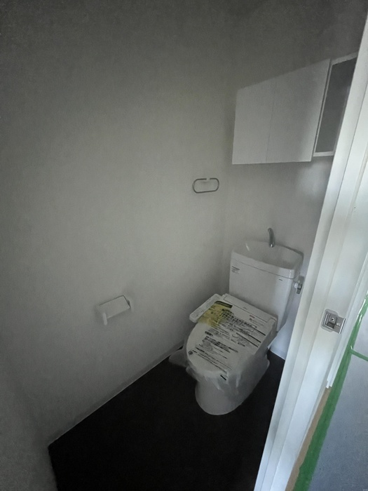 トイレ　建築中