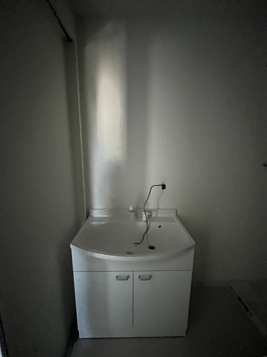 洗面設備　建築中