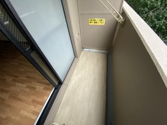 バルコニー　※別号室の写真です