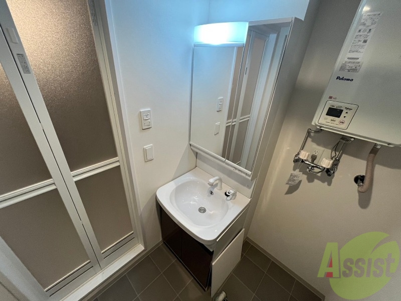 洗面設備　シャンプードレッサーで身支度もラクラクです！