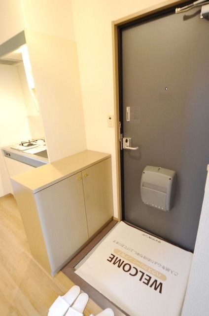 玄関　♪鍵置場に程よい高さのシューズBOX♪