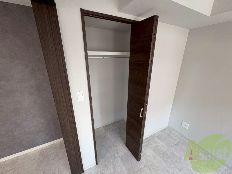 収納　洋室にはクローゼットがあるのですっきり片付きそうです。