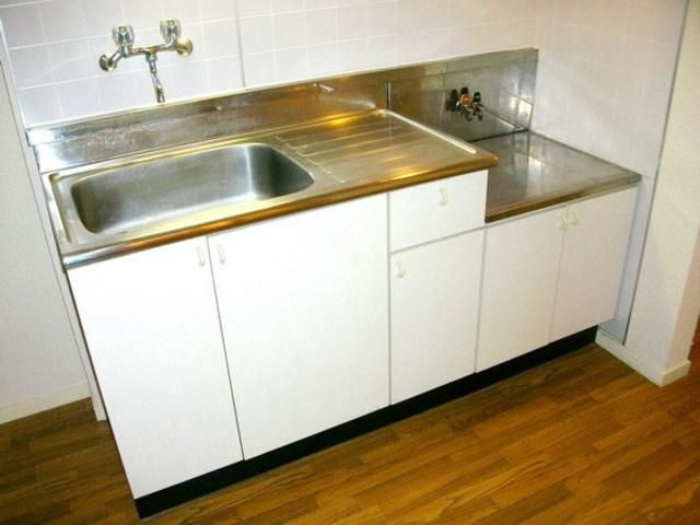 キッチン　ガスコンロ設置可