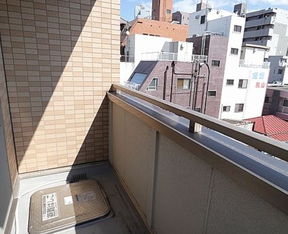 バルコニー　広々としたバルコニーです