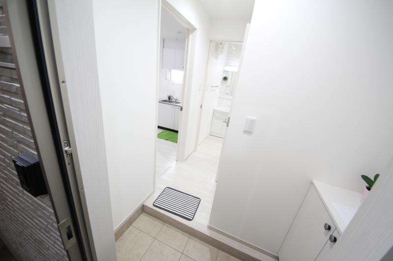 玄関　収納もある玄関です