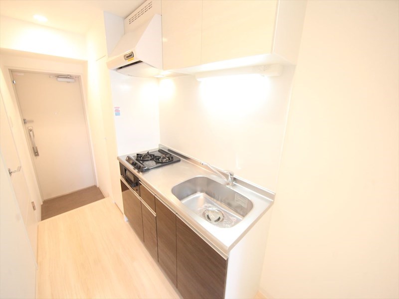 キッチン　システムキッチン（ガス2口コンログリル付）