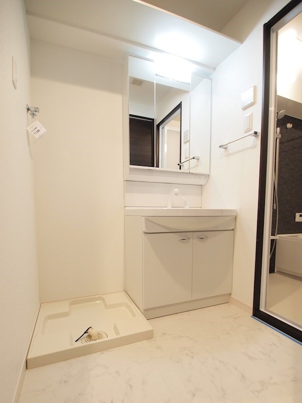 洗面設備　脱衣所もしっかりあります。