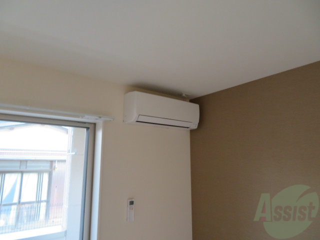 その他設備　エアコンが設置してありますので、寒暖対策もばっちり。