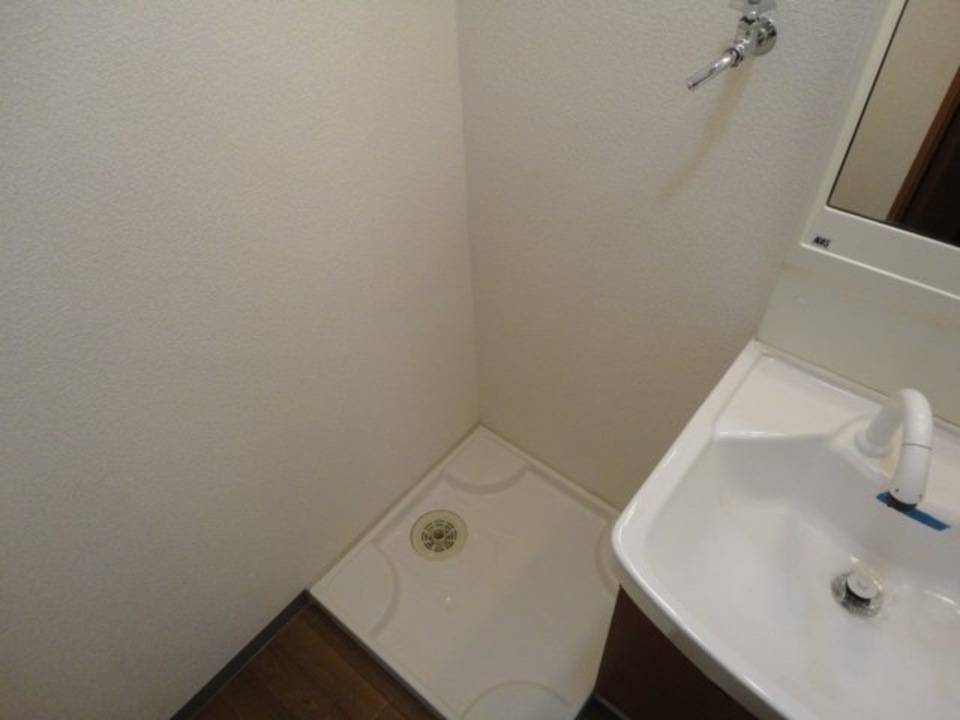 洗面設備　洗濯機置場