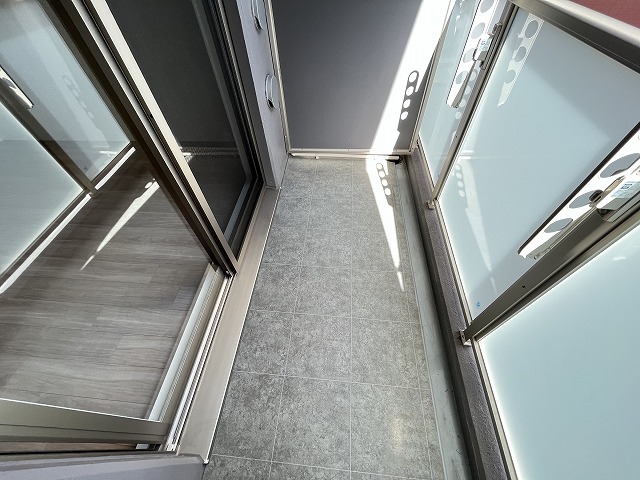 バルコニー　落ち着いた時間を過ごせるバルコニーです