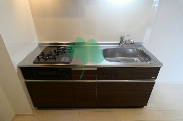 キッチン　シンプルな清潔感のあるキッチンです！