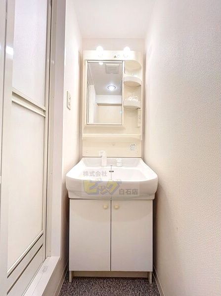 洗面設備　シャンプードレッサー完備しています♪
