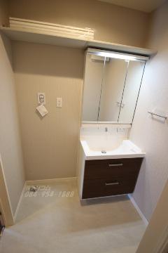 洗面設備　洗髪洗面化粧台