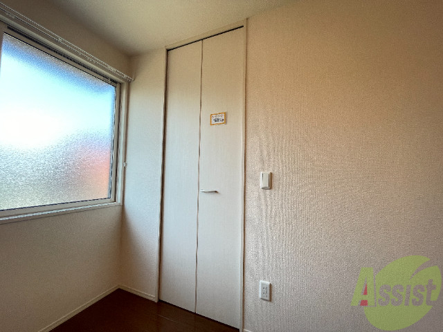 収納　６．６帖の洋室にはウォークインクローゼットがあります。