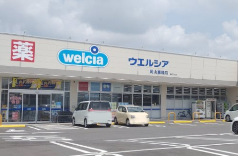 ドラックストア　ウエルシア岡山東畦店（ドラッグストア）まで851m