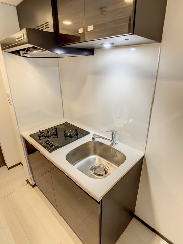 キッチン　システムキッチン二口ガスコンロ