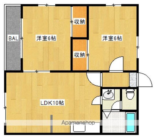 インフィールド牛田新町の間取り写真