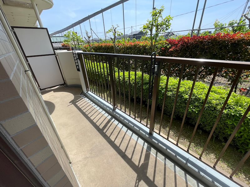 バルコニー　別部屋参考になります。