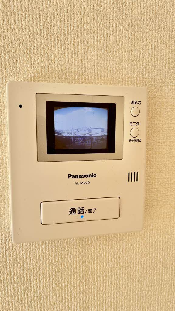 セキュリティ　モニタ付きドアホン