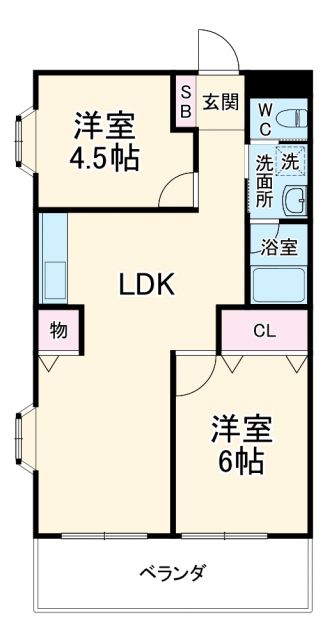 グランデマンションの間取り写真