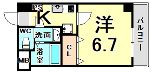 Luxe尼崎WESTの間取り写真