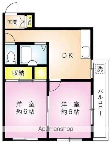 緑ヶ丘マンションの間取り写真