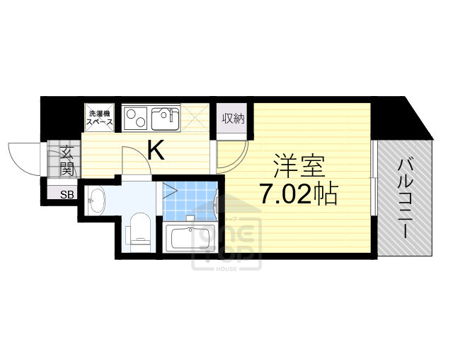 ドゥーエ江坂3の間取り写真