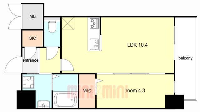 JR尼崎駅前新築PJの間取り写真