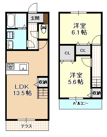 アゼーヒルの間取り写真