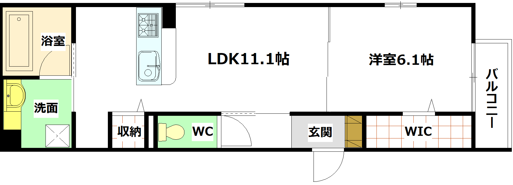 ＪＲ芸備線 矢賀駅 徒歩17分 3階建 築3年の間取り写真