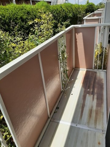 バルコニー　落ち着いた時間を過ごせるバルコニーです