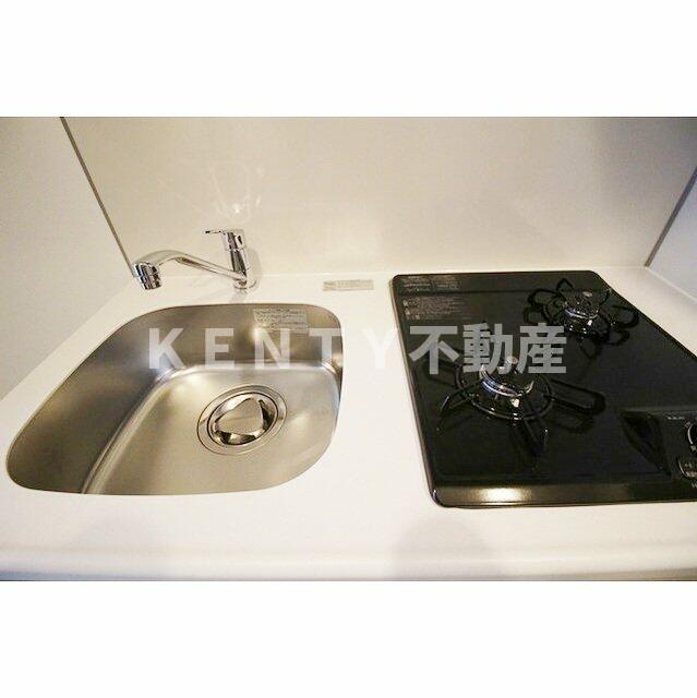 京急本線 新馬場駅 徒歩5分 13階建 築3年のキッチン写真
