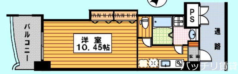 ロイヤルリバービューの間取り写真