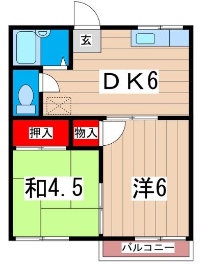 シェイルメゾンAの間取り写真