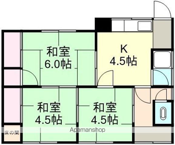 水島臨海鉄道 弥生駅 徒歩25分 1階建 築48年の間取り写真
