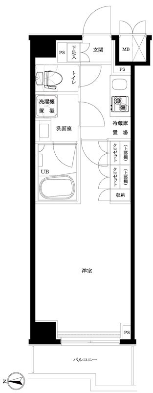 ルーブル川崎八番館の間取り写真