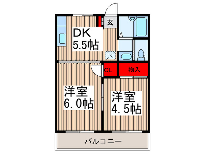 マンション新明の間取り写真