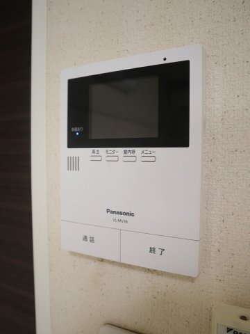 セキュリティ　TV付きインターホンでセキュリティ面も安心です