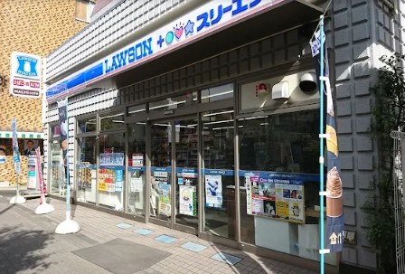 コンビニ　ローソン・スリーエフ江東森下二丁目店（コンビニ）まで240m