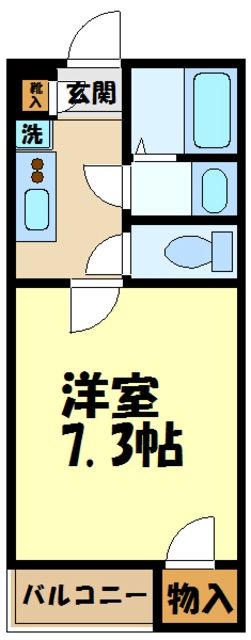 クレイノディン カントの間取り写真