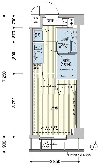 メインステージ多摩川の間取り写真
