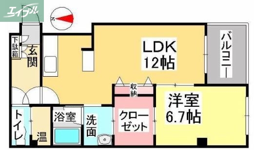 ジェムシティ表町ビルの間取り