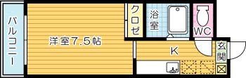 ルネッサンスＴＯＥＩ田町の間取り