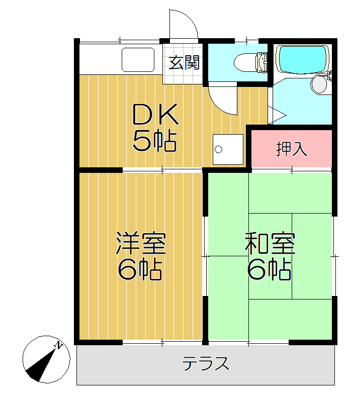 カームハイムの間取り