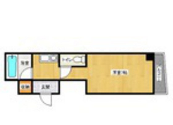 広島市南区金屋町のマンションの間取り