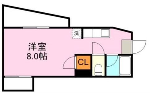 鹿児島市下荒田のマンションの間取り