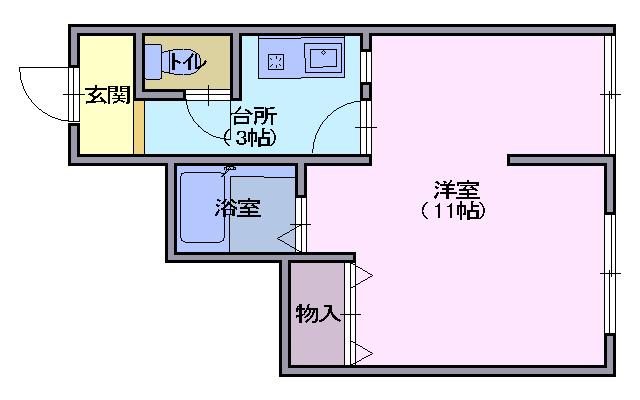 金沢市桜町のマンションの間取り