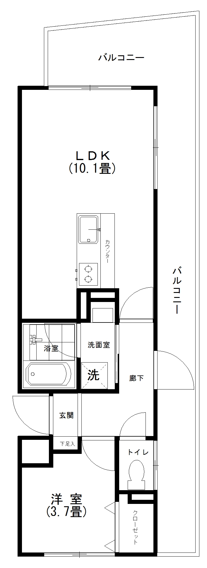 N．cuoreの間取り