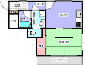 恵ハイムの間取り