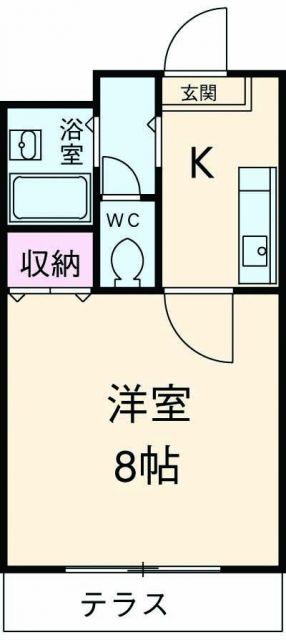 静岡県浜松市中央区葵西４（アパート）の賃貸物件の間取り